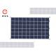 Dual Glass 270W Solar PV Module Polycrystalline Self Cleaning Coated Glass