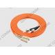 3M ST/SC Duplex Multimode Fiber Patch Cable Orange 50/125 OM2 3.0mm