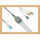 Medical Hellige Ecg Patient Cable 10 Pin Grabber IEC 3 Leads