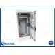 19 inch Rail IP65 Outdoor Telecom Cabinets With Air Conditioner And Fans