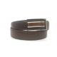 Men 's Full Grain Leather Ratchet Belt / Automatic Nickel Free Flap Hidden Buckle