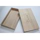 Lightweight Personalised Box , Paulownia Wooden Tea Bag Storage Box With Custom Logo