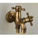 Antique Bronze Tap 45mm Outdoor Water Tap And Sprayer