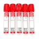 CE ISO Plain Vacuum Blood Collection Tube No Additive 2ml 10ml PET Glass