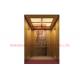 Wood Veneer Hairline 2.0m/S Commercial Residential Home Elevators Rose Gold
