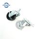 Light Duty Industrial Rubber Trolley Caster Wheels Black White PP Furniture Castors Wheels