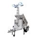 Gel Battery Solar Power Panels Omnidirectional Lighting Led Light Trailer For Field Engineering Construction Lighting