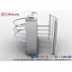 DC 24V Brush Motor Waist High Turnstile , Automatic Systems Turnstiles CE Approved