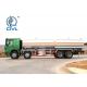 336HP Liquid Oil / Fuel Tank Truck Tanker Truck 8x4 Aluminium Alloy Tank 30000L Capacity