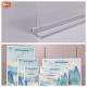 A6 Clear Double Side Photo Frame Tabletop T Shape Magnetic Acrylic Sign Holder