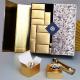 Customized high-end gilded Christmas arrival countdown calendar blind box empty box cosmetic skincare packaging box
