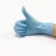 Good Elasticity Disposable Nitrile Gloves Blue Color Strong Tensile Strength