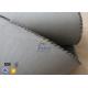 Grey 1500gsm 1.5mm E Glass Cloth , Silicone Coated Fiberglass Cloth Sheets