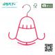 Betterall Multifunctional Bell-shaped PVC Metal Hanger for scarves
