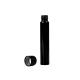 Clear Black Glass Pre Roll Tube With Child Resistant Screw Lid 22x116mm