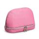 Wholesale Portable Beautiful Pink PU Shell Shape Make Up Cosmetic Bag