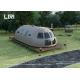 Panorama Dome Luxury Glamping Tent With PVC Cover Wooden Structure