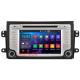 Android 4.4Two Din Car dvd player SAT NAV For SUZUKI SX4/ car gps BT multimedia system suzuki sx4 2006-2012 car audio dv