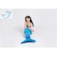 Anti -UV Realistic Looking Mermaid Tails Aqua Color Lasting Long Time