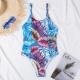 one pieces ,Rainbow colour Sexy full Size Ladies Swimwear ,nylon fabric