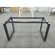 Office Desk Steel Frame Hl1200XW600XH725 Dark Gray Color Customized Size Support