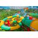 Fiberglass Closed Spiral Black Hole Water Amusement Park Slides For Adult