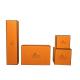 Two pieces lift off paper box with recessed base Packaging Box Rigid Hermes orange