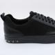 Classic Lace Up Mens Leather Casual Shoes rubber soles embossed logo