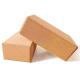 FSC Yoga Cork Brick Blocks Round Comfortable Edges Odor Resistance
