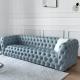 Velvet Cloth Living Room Sofa Chair Modern American Full Pull Button