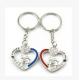 New creative gift product heart shape i love you wedding gift keychain keyrings
