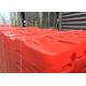HDPE temporary fencing base 43mm available any color orange blue and violet all molding design UV 10 level