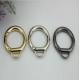 Custom 25MM size trigger snap clip metal gate clasp spring o ring for handbag