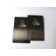 Plated Matte IP Black Brushed Rectangle Metal Business Cards