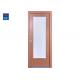 UL Hotel Security Solid Wooden 8mm Fire Rated Glass Doors