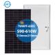 Monofacial 595W High Capacity Solar Panels Half Cell Solar Panel 605W 610W 600W
