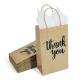 Customized Logo Zhejiang Personalized Design Custom Picture Kraft Paper Bags With Thank You