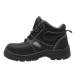 Barton Leather Oil Resistant Work Shoes , Black Non Slip Work Shoes For Operator