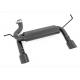 5pcs Stainless Steel Exhaust Tail Pipe Jeep Wrangler Tail Pipe Antirust Car Exterior Accessories
