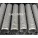 AISI304 AISI316L Sintered Metal Mesh Filter With Perforated Anti Corrosion