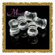 Fashionable transparent ear plug body piercing jewellery with OEM / ODM available BJ65