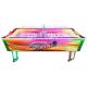 Coin Operated Game Machine Curved Table Air Hockey  Indoor Exercise Equipment With Light