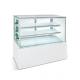 2 Shelves And Adjustable Cake Display Freezer / Refrigerant R404a Baked Goods Display Case