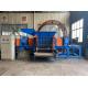 Blue 55Kw Industrial Tyre Shredder Tire Shredding And Recycling
