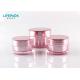 Customized Round 50ml Cosmetic Acrylic Jar Double Wall For Skincare Cream