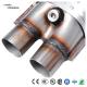                  2, 2.5 Universal Oval Direct Fit High Quality Automotive Parts Auto Catalytic Converter             