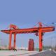 Rubber Tyred Gantry Crane To Lift Shipping Container Heavy Capacity Three Phase