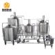 Industrial Large Beer Brewing Equipment 3 Vessel With Stout Tanks / Kettles