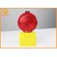 Red / Yellow LED Blinking Dry Battery Traffic Warning Lights For Police Equiprment