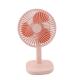 Air Circulation Bedroom Table Fan 4.1m/S High Speed Rechargeable